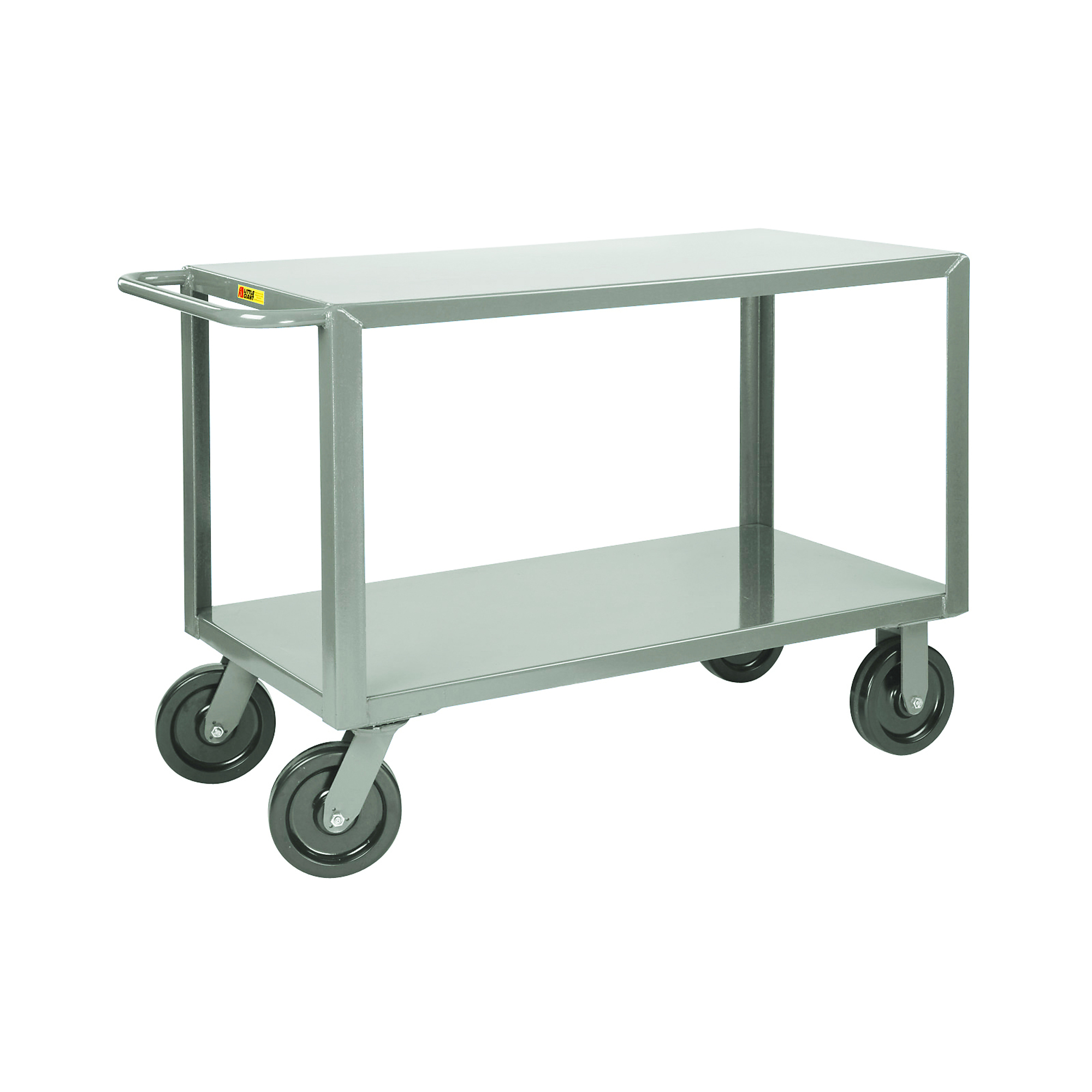 Little Giant Extra-Heavy Duty Shelf Truck - 30in. x 48in., 5000-Lb. Capacity, 2 Shelves, Carbon Steel, Model# GH-3048-8PHK